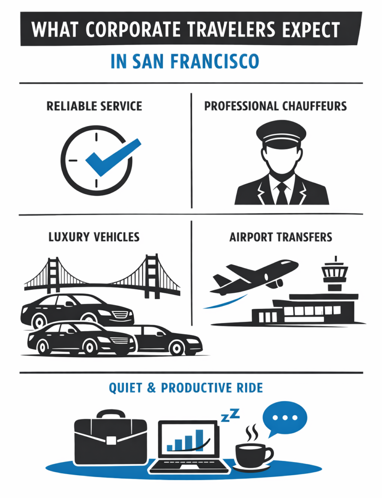 Executive Car Service in San Francisco Infographic